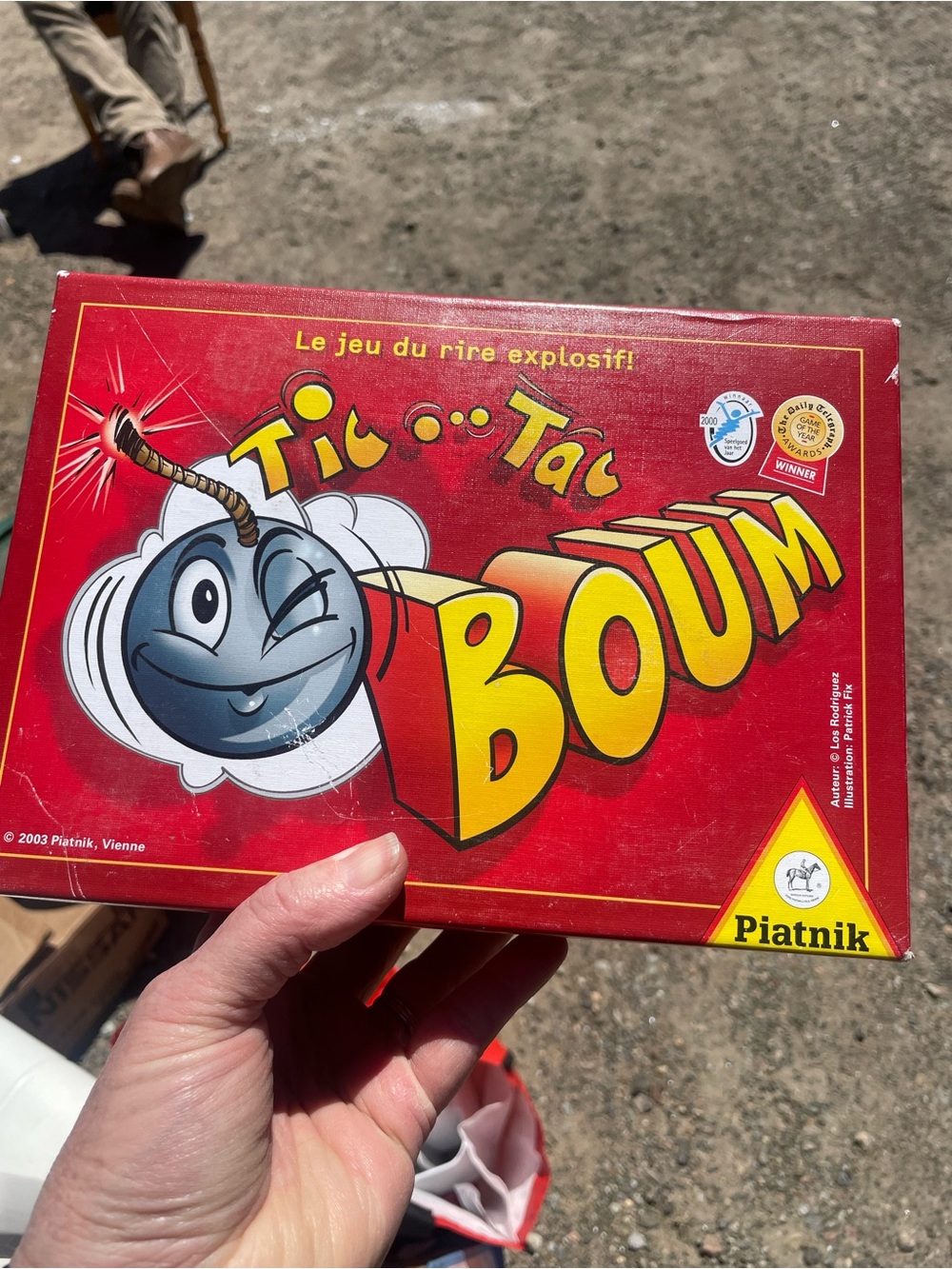 Piatnik Tic Tac Boum Family Board Game - Red Box